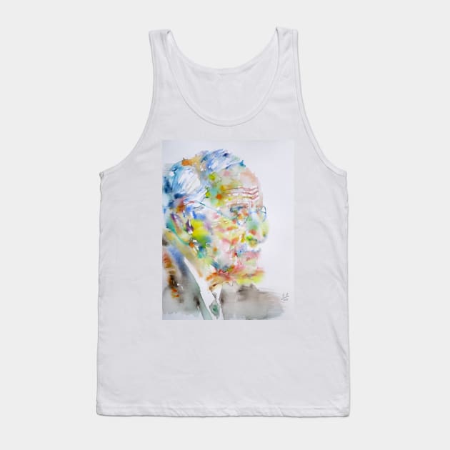 CARL JUNG - watercolor portrait .2 Tank Top by lautir